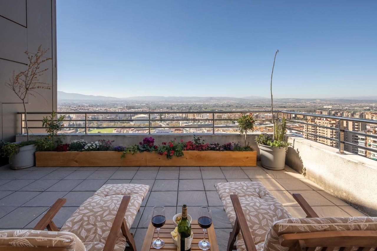 Atico Top Granada, Penthouse, 18-19Th Floor, City Centre, Views, Terrace, Free Parking 외부 사진