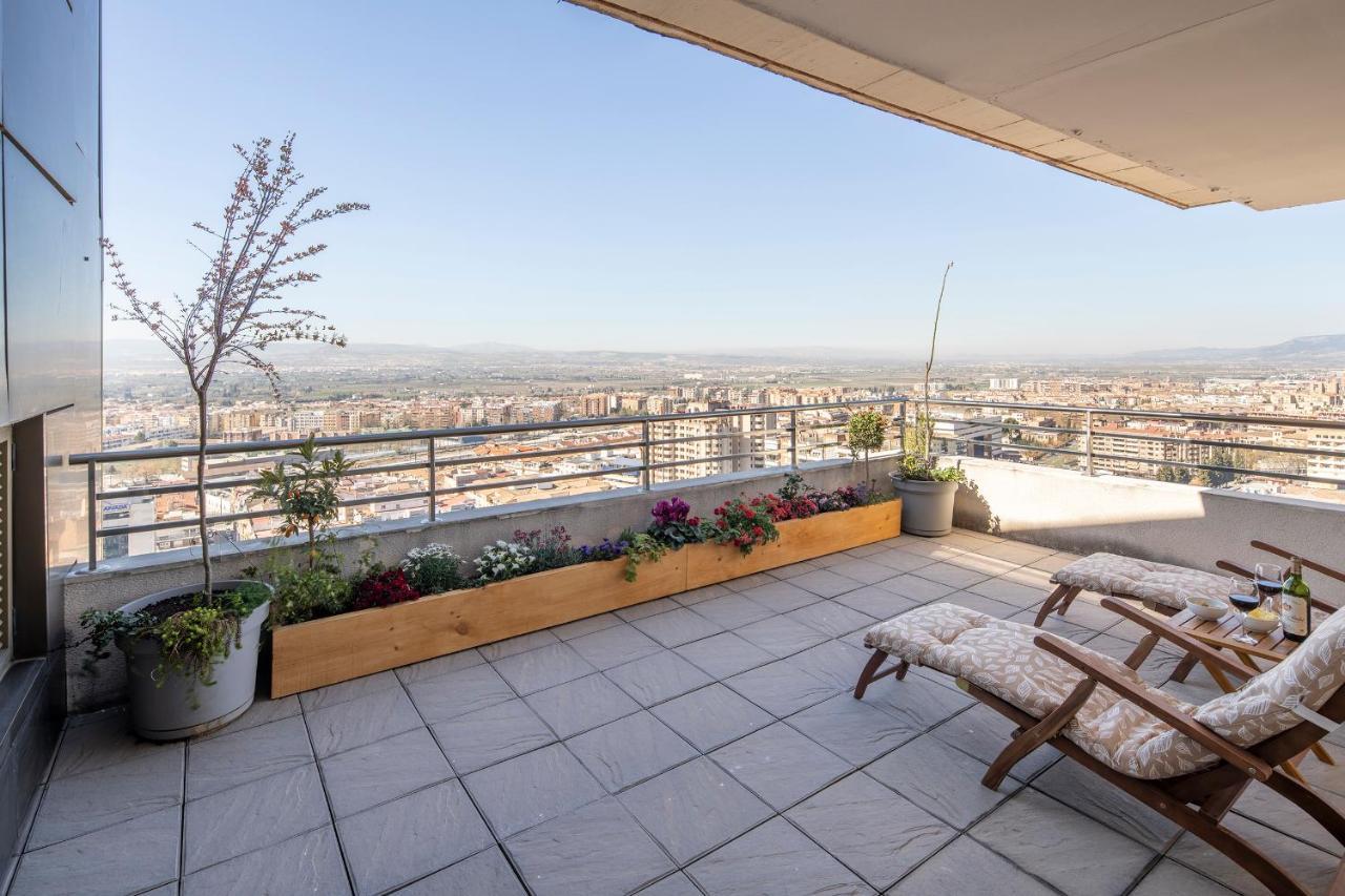 Atico Top Granada, Penthouse, 18-19Th Floor, City Centre, Views, Terrace, Free Parking 외부 사진