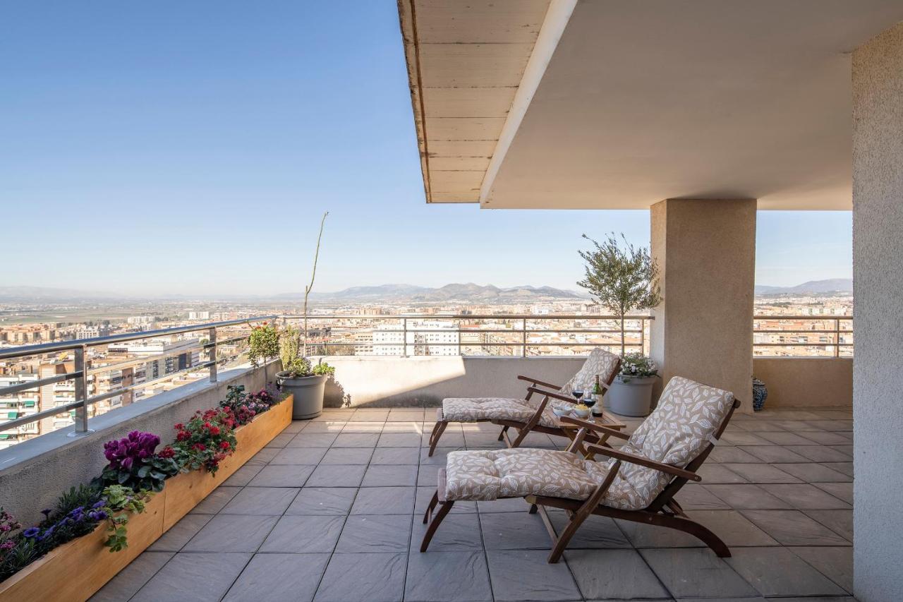 Atico Top Granada, Penthouse, 18-19Th Floor, City Centre, Views, Terrace, Free Parking 외부 사진