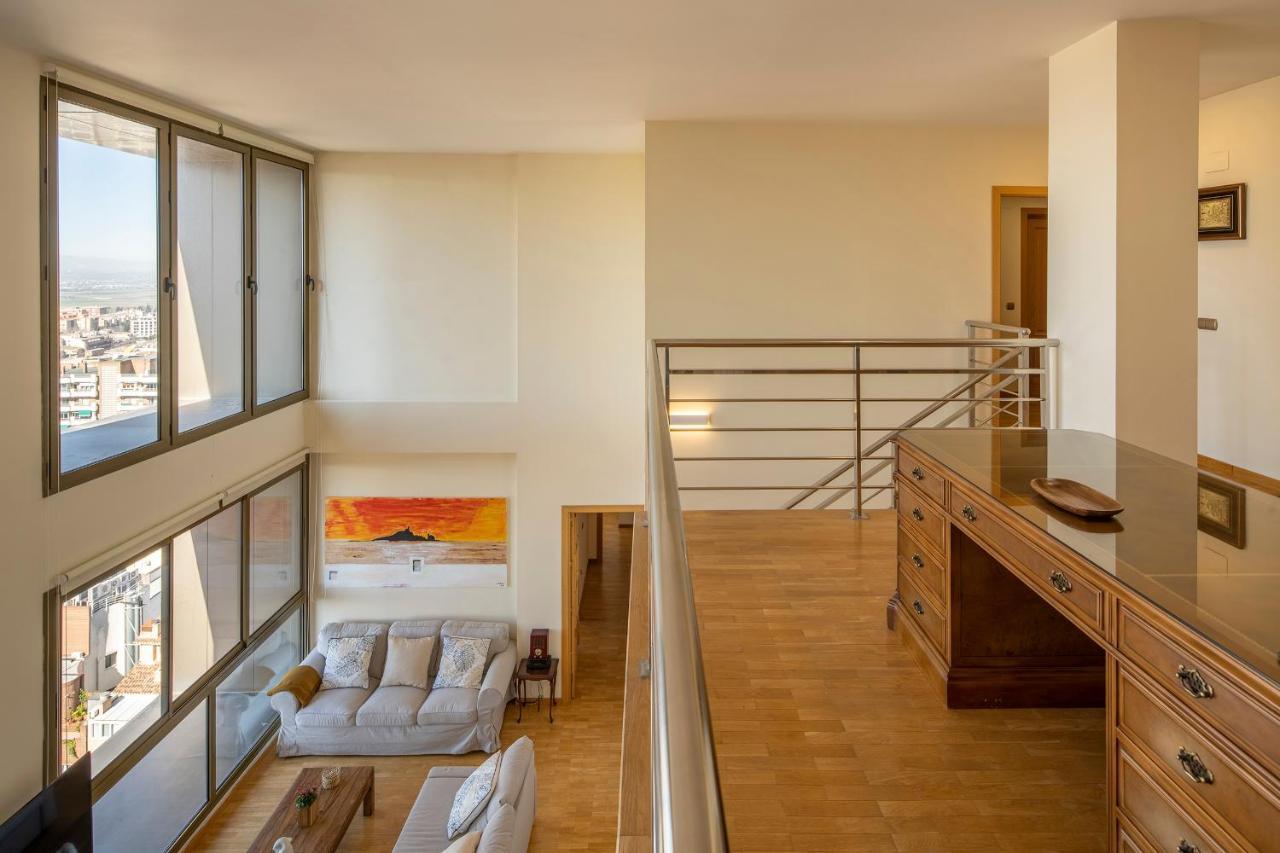 Atico Top Granada, Penthouse, 18-19Th Floor, City Centre, Views, Terrace, Free Parking 외부 사진